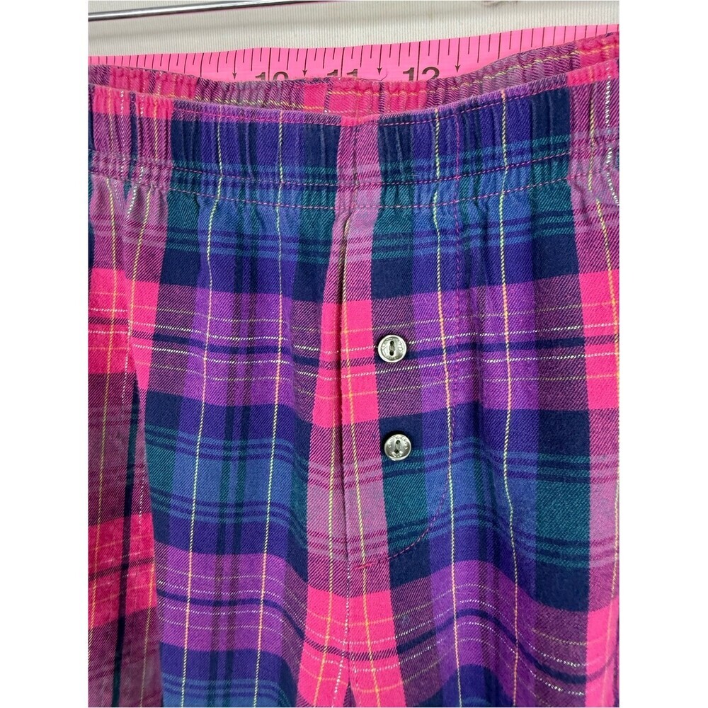 Victoria's Secret Pink and Blue Plaid pants Pajama Pants PJ - Picture 4 of 9